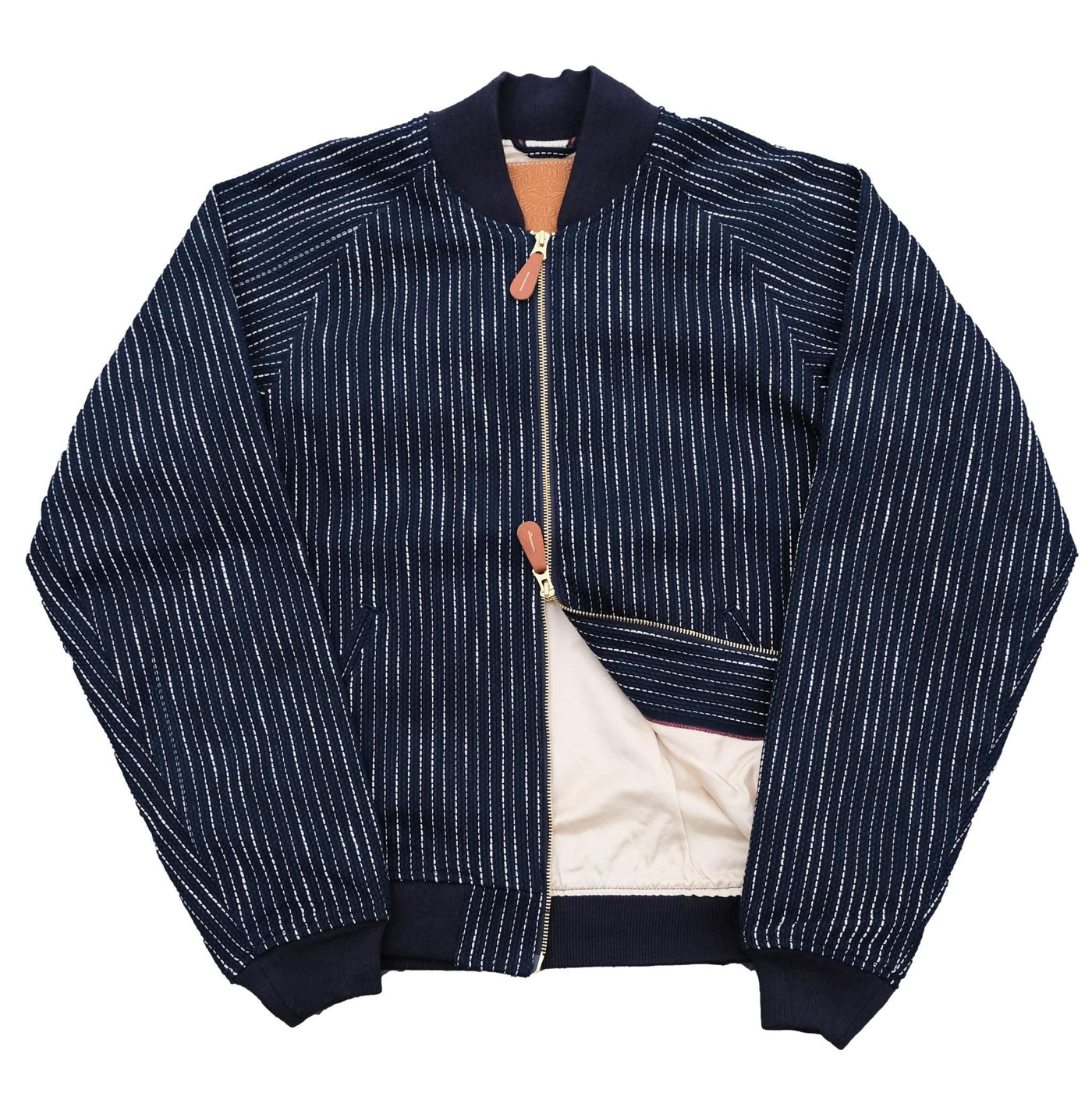 OD+SDA "Ame” Sashiko Selvedge Bomber Jacket