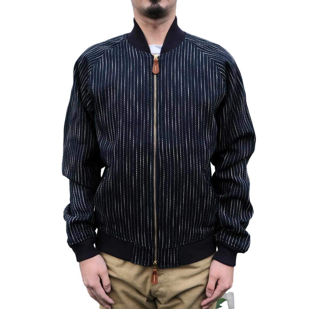 OD+SDA "Ame” Sashiko Selvedge Bomber Jacket