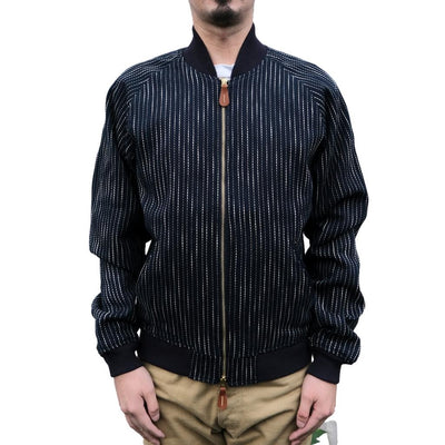 OD+SDA "Ame” Sashiko Selvedge Bomber Jacket