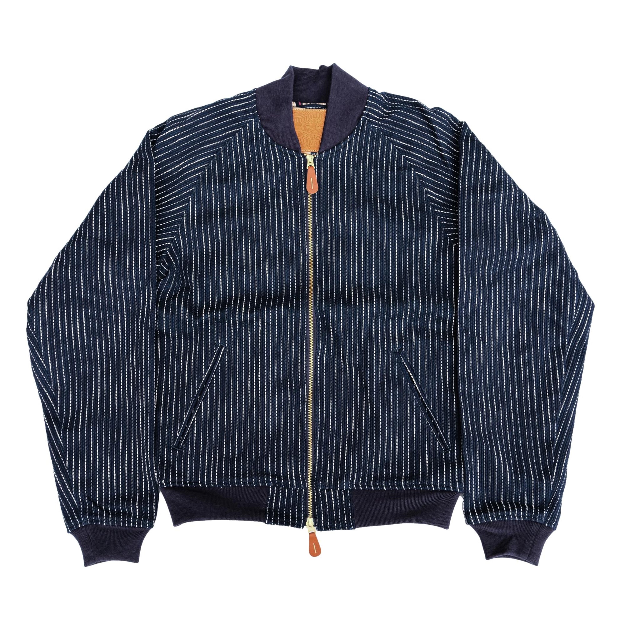 OD+SDA "Ame” Sashiko Selvedge Bomber Jacket