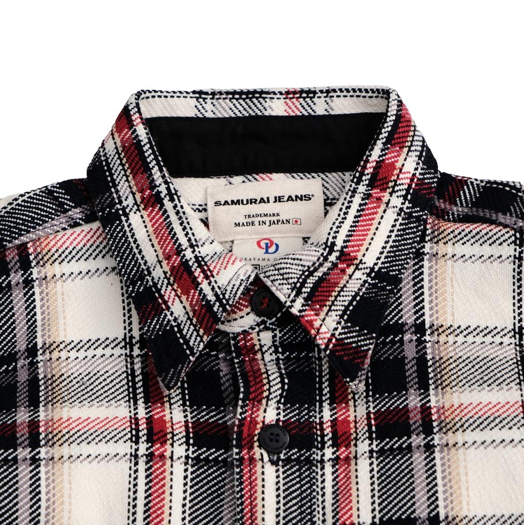 OD+SJ "Koten" Heavyweight Rope Dyed Indigo Flannel Shirt