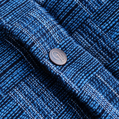 OD+ZT Natural Indigo Kasuri Sashiko Down Vest