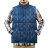 OD+ZT Natural Indigo Kasuri Sashiko Down Vest