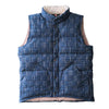 OD+ZT Natural Indigo Kasuri Sashiko Down Vest