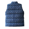 OD+ZT Natural Indigo Kasuri Sashiko Down Vest