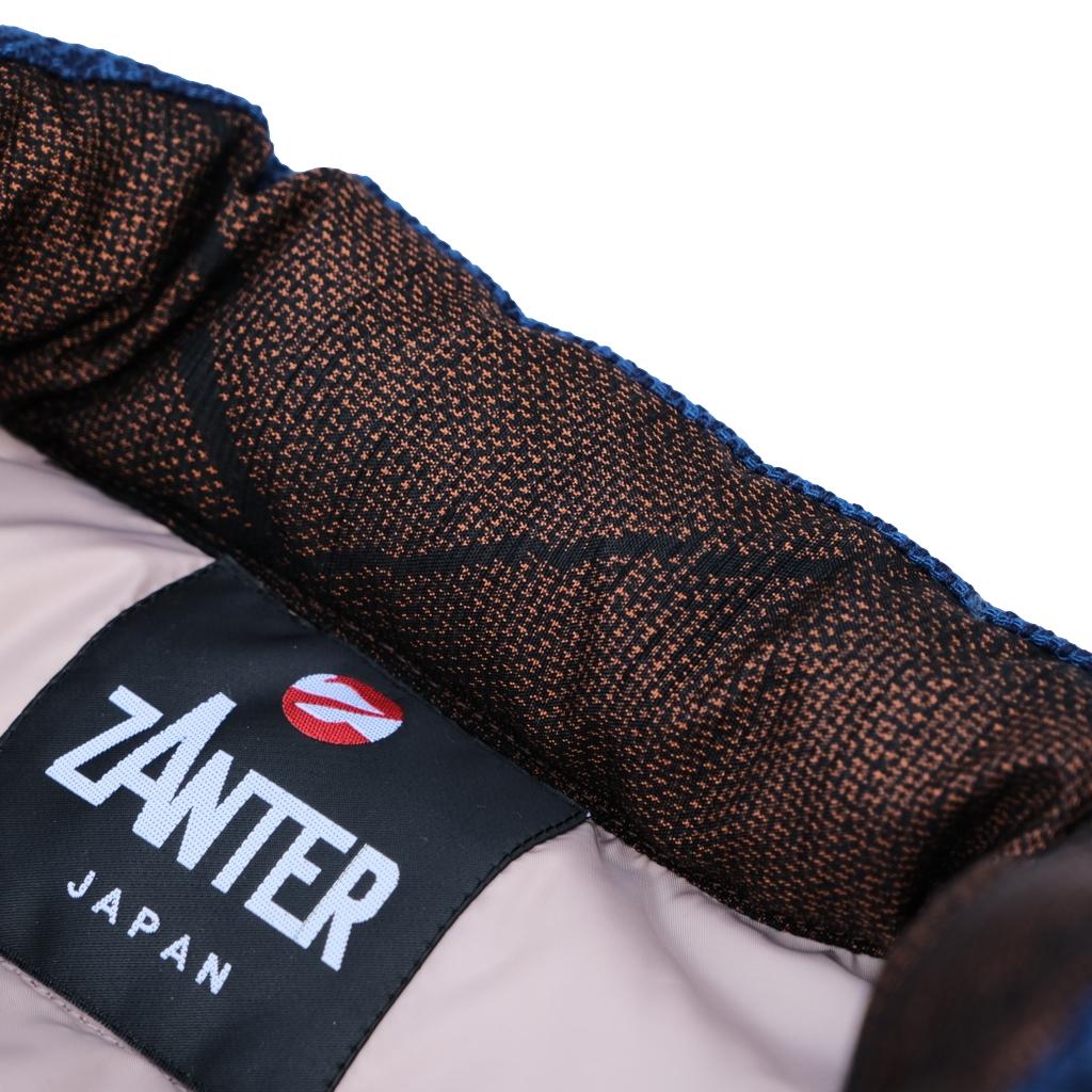 OD+ZT Natural Indigo Sashiko Down Vest