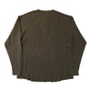 Loop & Weft Double Face Hex Honeycomb Thermal Henley (Olive)