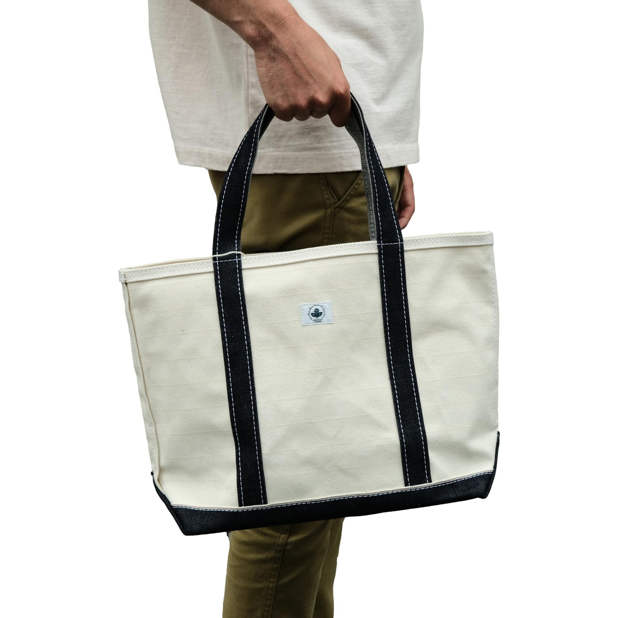 Omoto Denim "One Mile" Canvas Tote Bag