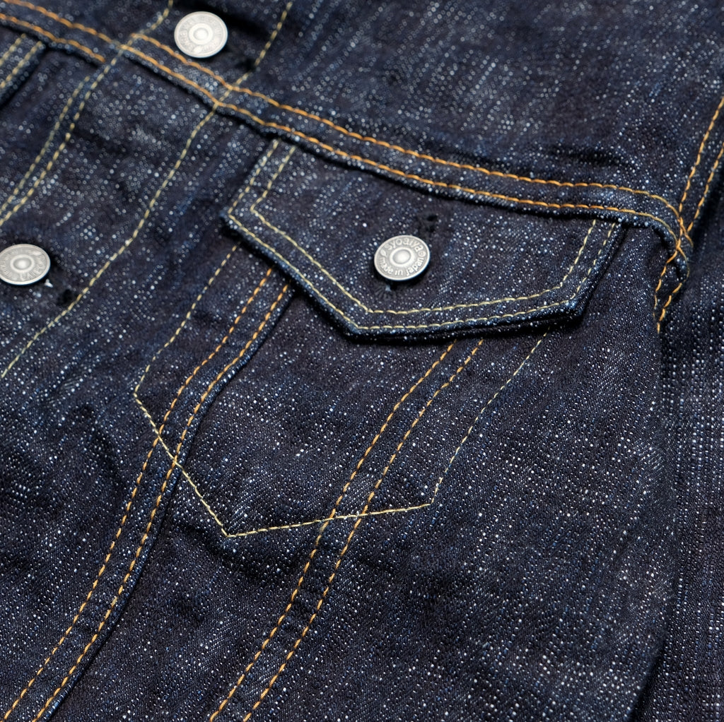 Pure Blue Japan "Double Slub" Type 3 Selvedge Jacket