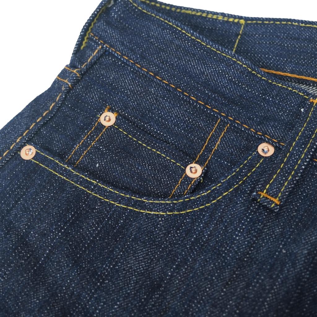 Pure Blue Japan KS-15oz-019 "Kasuri" Selvedge Jeans (Relaxed Tapered)
