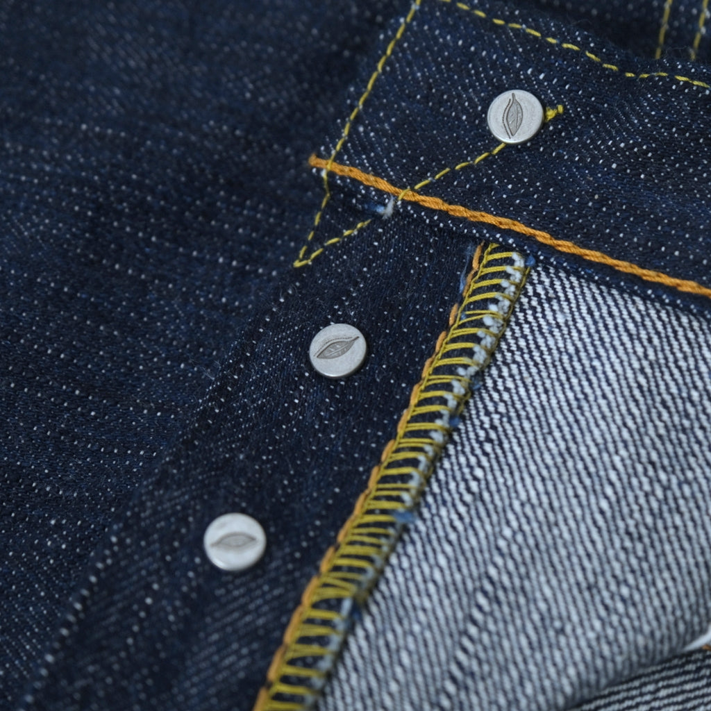Pure Blue Japan KS-15oz-019 "Kasuri" Selvedge Jeans (Relaxed Tapered)