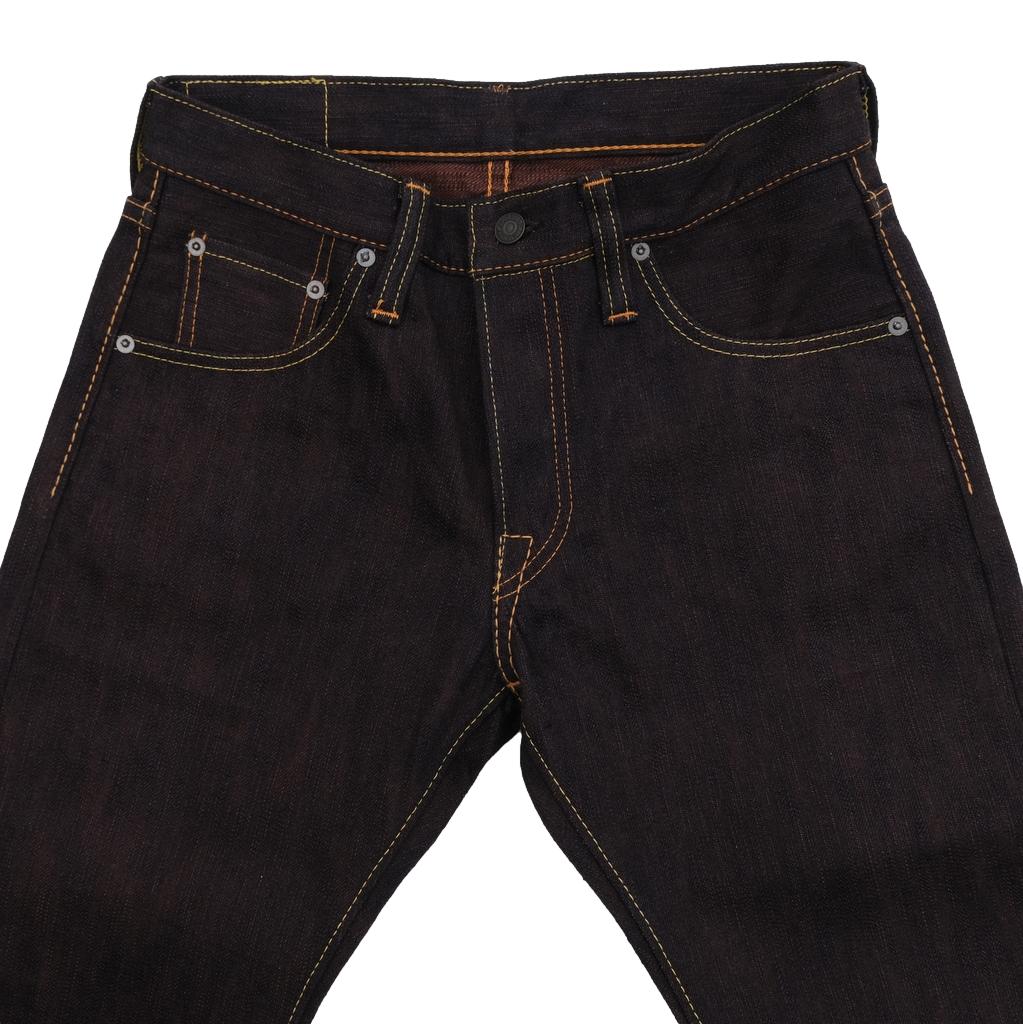 Pure Blue Japan PER-EX-005-ID Indigo x Kakishibu Selvedge