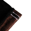 Pure Blue Japan PER-EX-013-BK Black x Kakishibu Selvedge Jeans (Slim Tapered)
