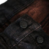 Pure Blue Japan PER-EX-013-BK Black x Kakishibu Selvedge Jeans (Slim Tapered)