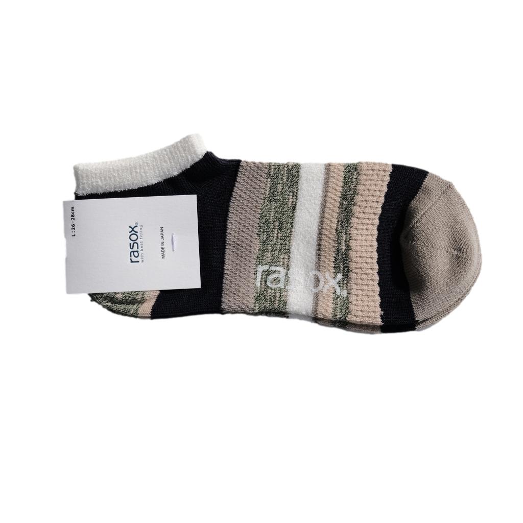 Rasox Multi Border Ankle Socks