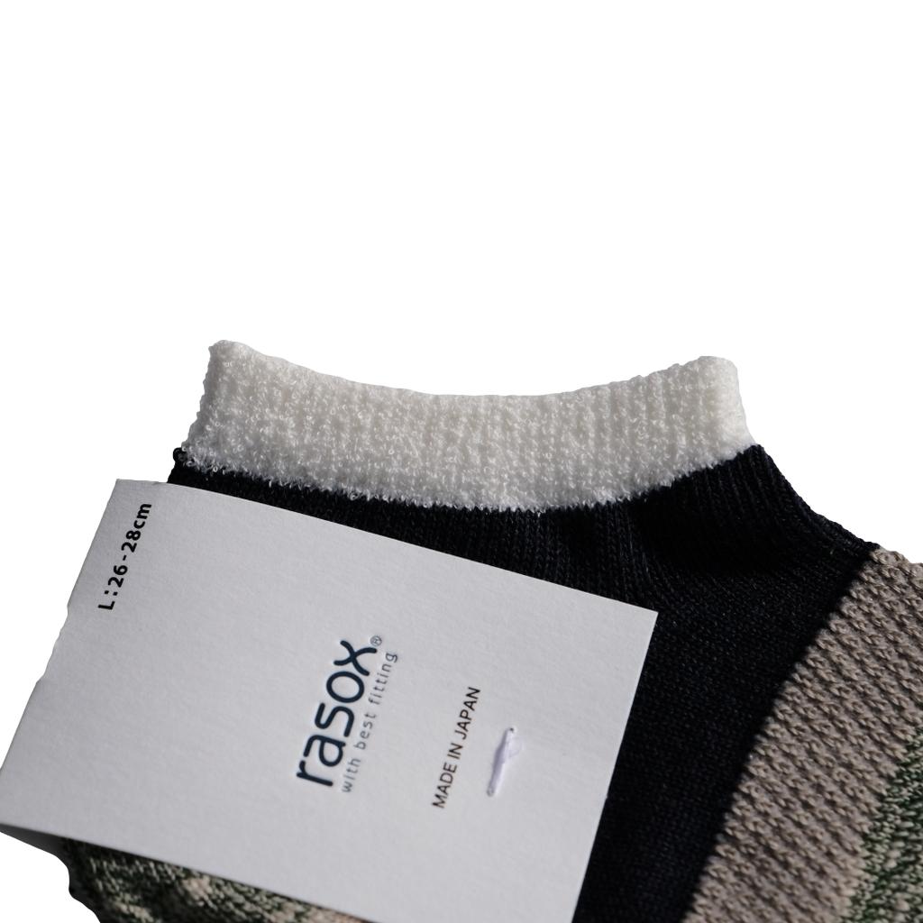 Rasox Multi Border Ankle Socks