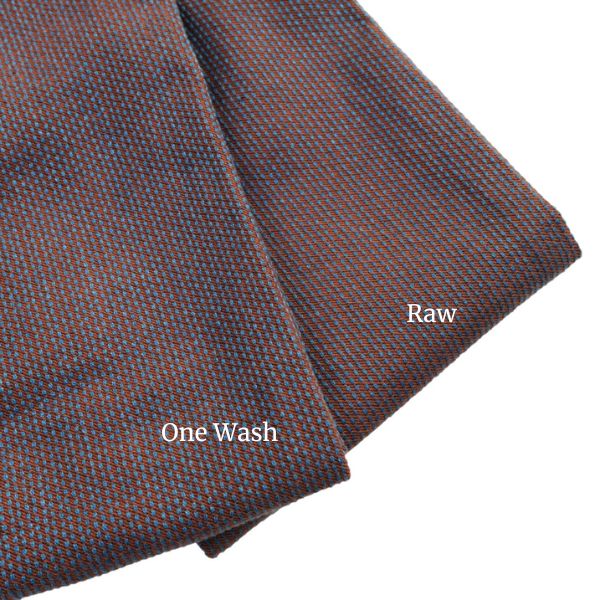 OD+PBJ Indigo x Kakishibu Sashiko Selvedge Pants (Slim Straight)