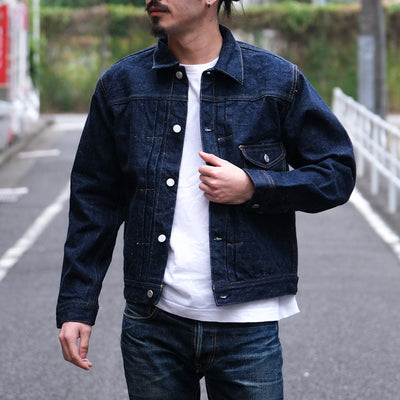 Samurai Jeans S101AX "Ai Plus" Selvedge Jacket - Okayama Denim