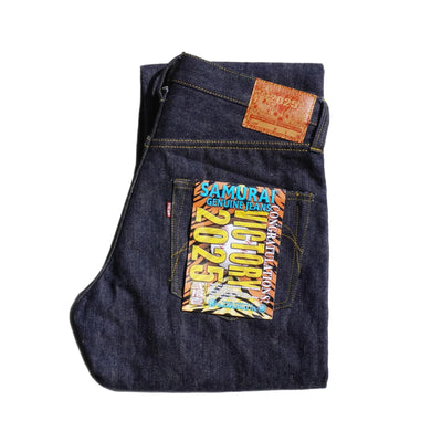 Samurai Jeans S3000XX-V2025 "Victory" 21oz. Selvedge Denim Jeans (Relax Straight)