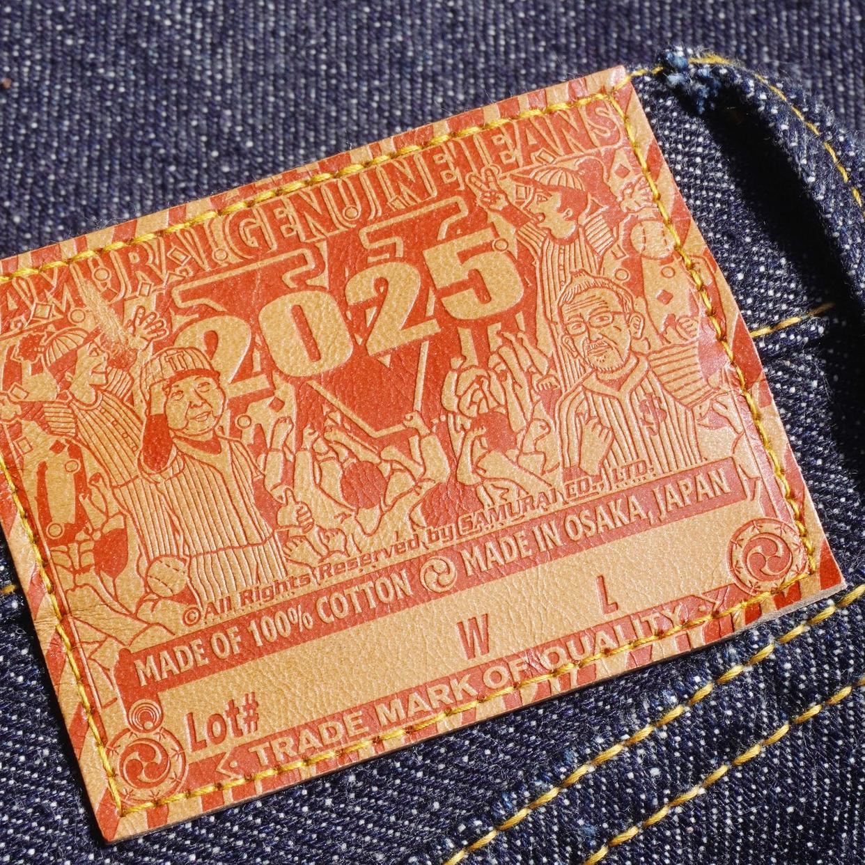 Samurai Jeans S3000XX-V2025 "Victory" 21oz. Selvedge Denim Jeans (Relax Straight)