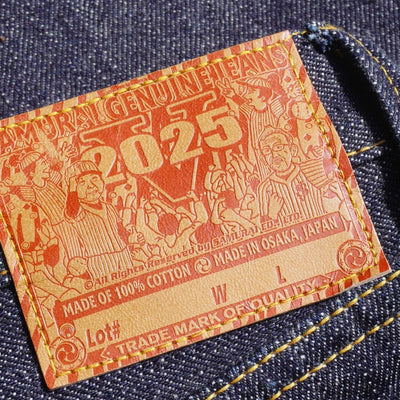 Samurai Jeans S3000XX-V2025 "Victory" 21oz. Selvedge Denim Jeans (Relax Straight)