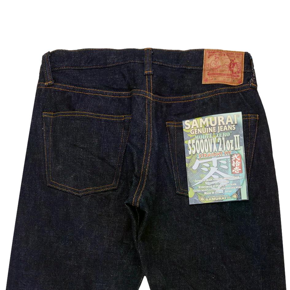 Samurai Jeans S5000VX21oz-II 21oz. Selvedge Denim Jeans (Middle Straight)