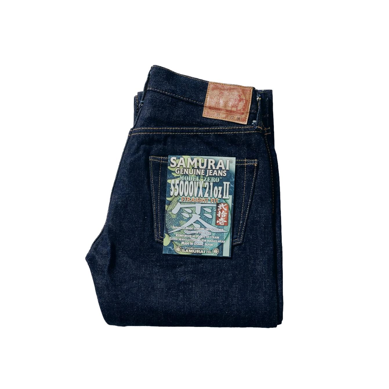 Samurai Jeans S5000VX21oz-II 21oz. Selvedge Denim Jeans (Middle Straight)