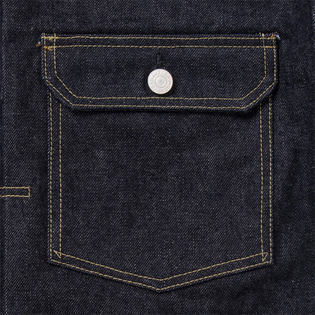 Studio D'Artisan SD-411 15oz. Type I Selvedge Jacket - Okayama Denim