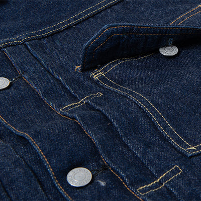 Studio D'Artisan 15oz. Natural Indigo Type II Selvedge Jacket