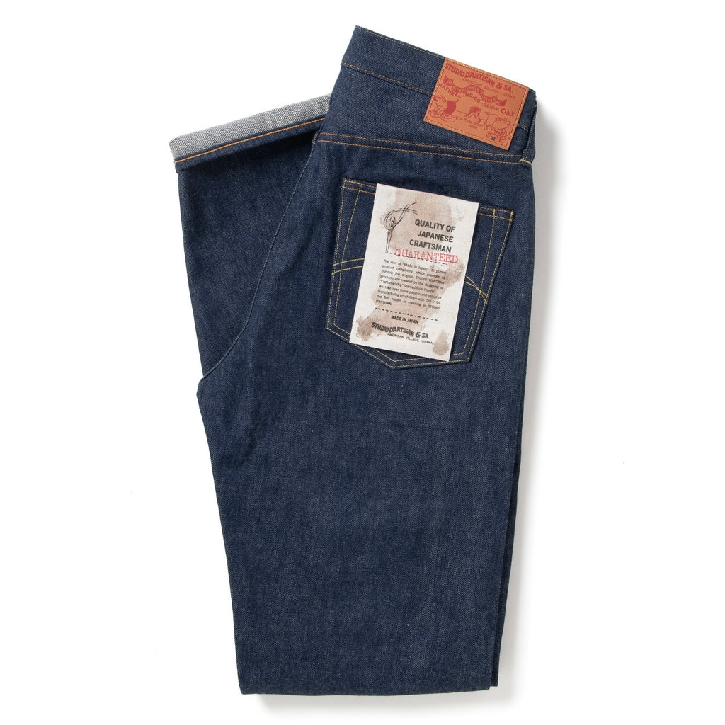 Studio D'Artisan SD-800 15oz Natural Indigo Tapered Jeans