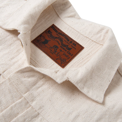 Studio D'Artisan SD-4101E "GL3" Ecru Type I Selvedge Jacket - Okayama Denim