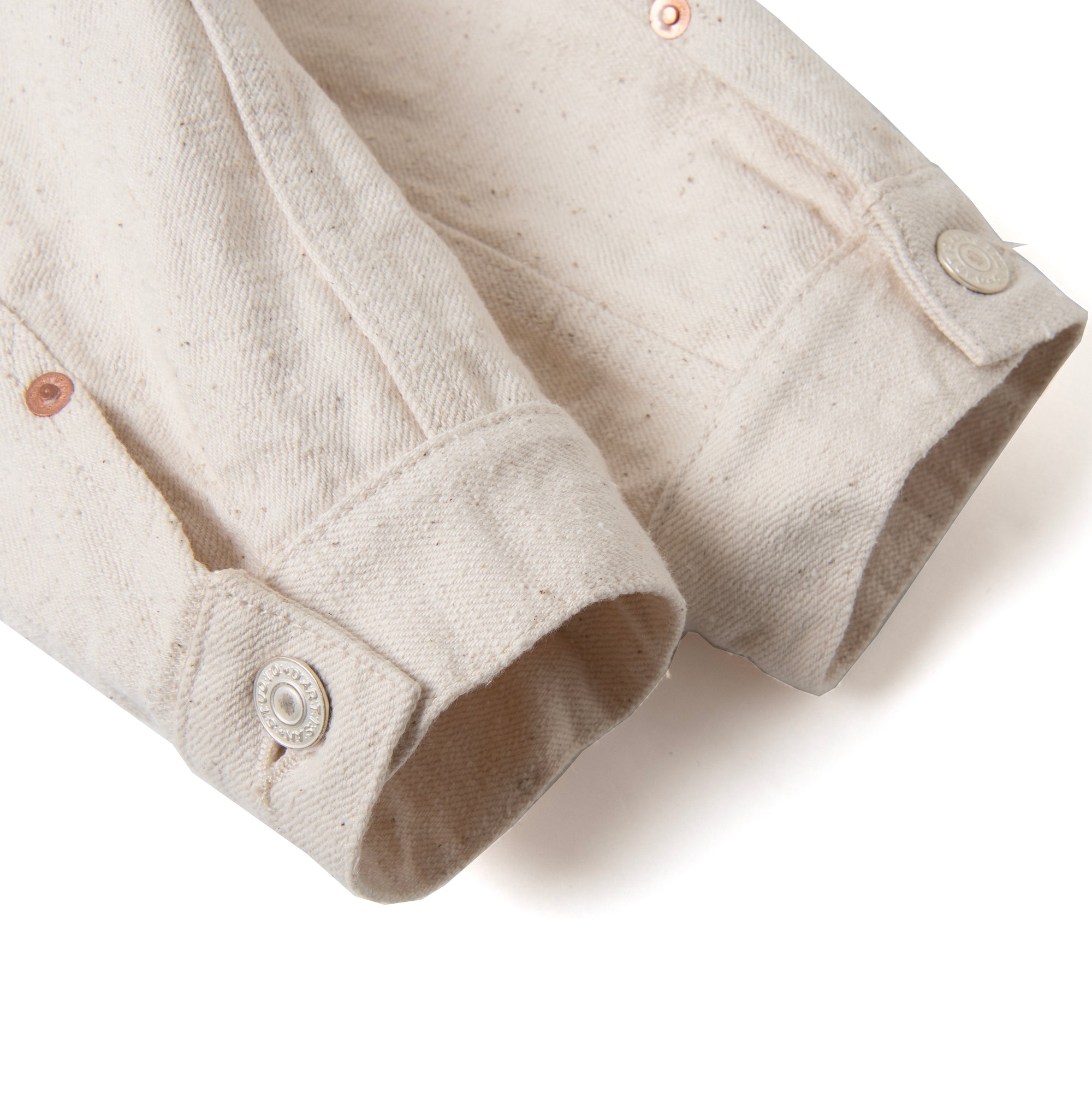 Studio D'Artisan SD-4101E "GL3" Ecru Type I Selvedge Jacket - Okayama Denim