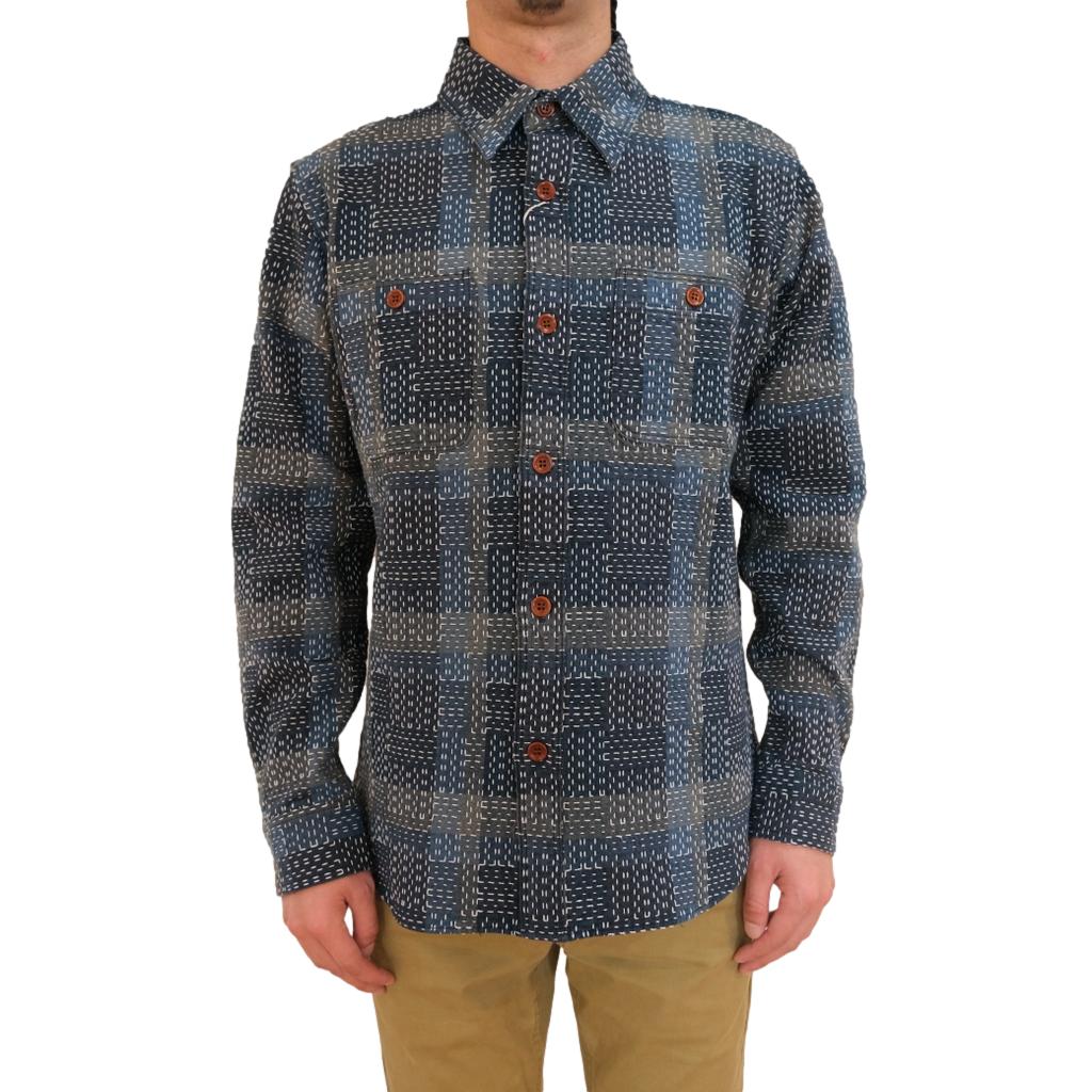 Studio D'Artisan "Noragi Sashiko" Work Shirt