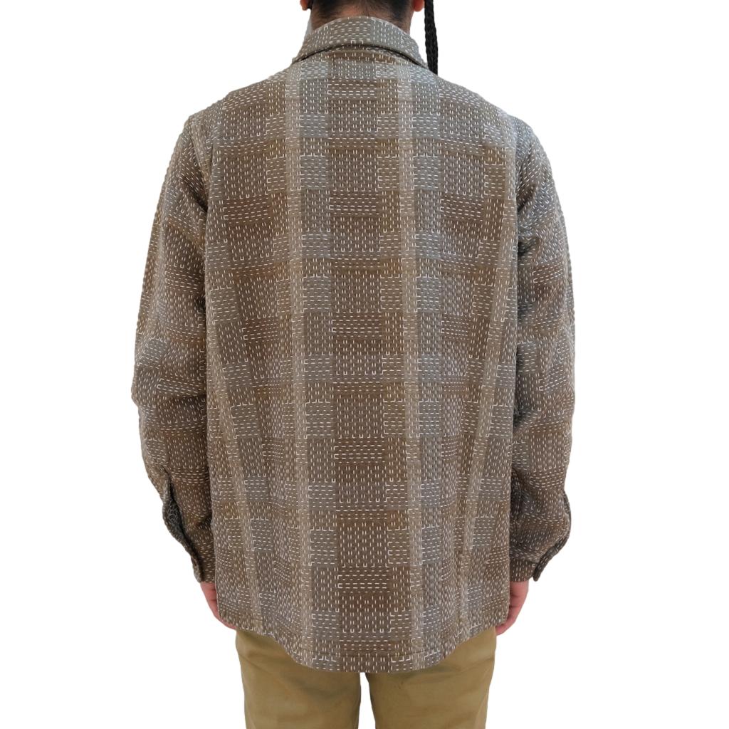 Studio D'Artisan "Noragi Army Sashiko" Work Shirt