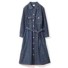 ワンピース RC601 Shirt-type Relaxed Denim One-Piece SDA-SDL-5022-Denim-One-Piece-