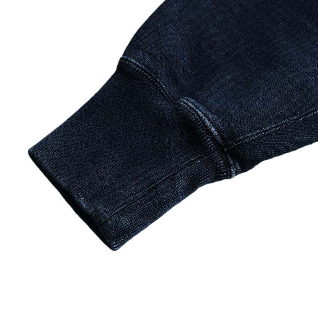 Studio D'Artisan Indigo Garment Dyed "Ishikawadai" Reverse Weave Sweatshirt