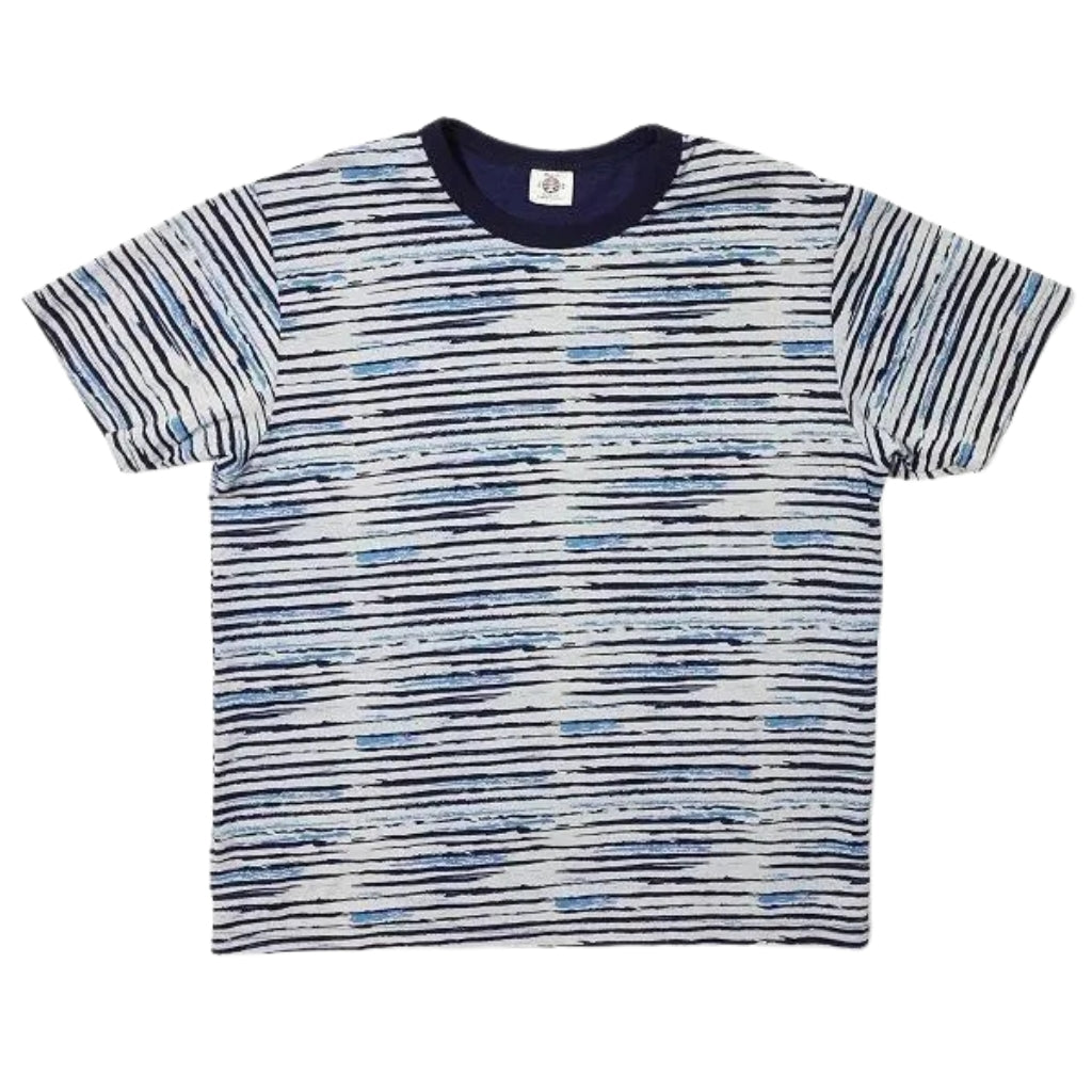 Samurai Jeans SJIT26-101 Indigo Bassen Jersey Tee - Okayama Denim