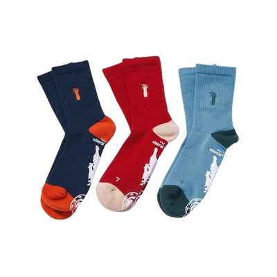 Samurai Jeans SJKS26-NEL Embroidered Crew Socks