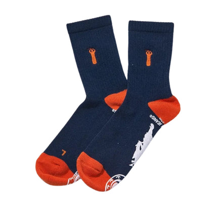 Samurai Jeans SJKS26-NEL Embroidered Crew Socks