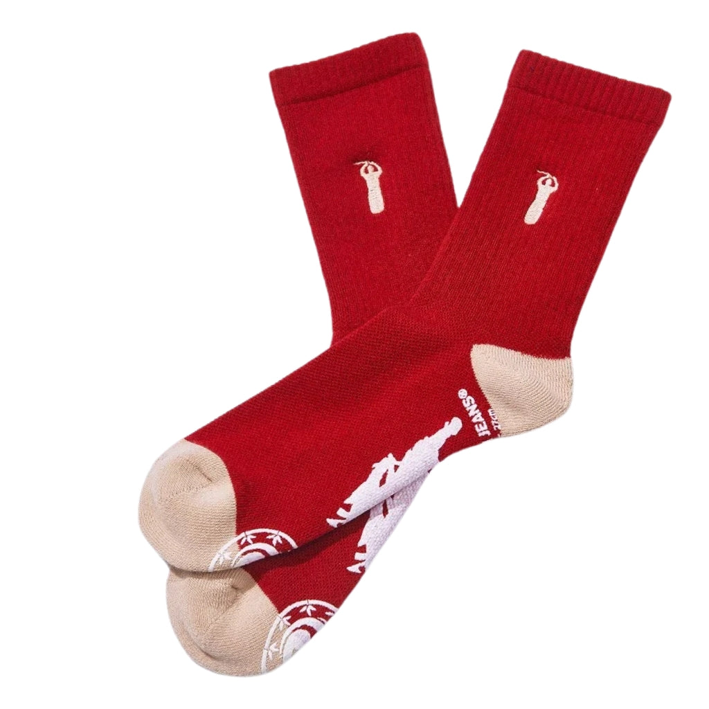 Samurai Jeans SJKS26-NEL Embroidered Crew Socks