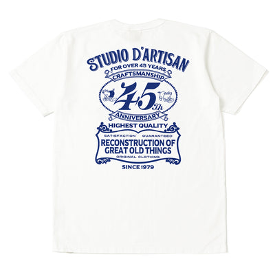 Studio D'Artisan 45th Anniversary Logo Print Tee