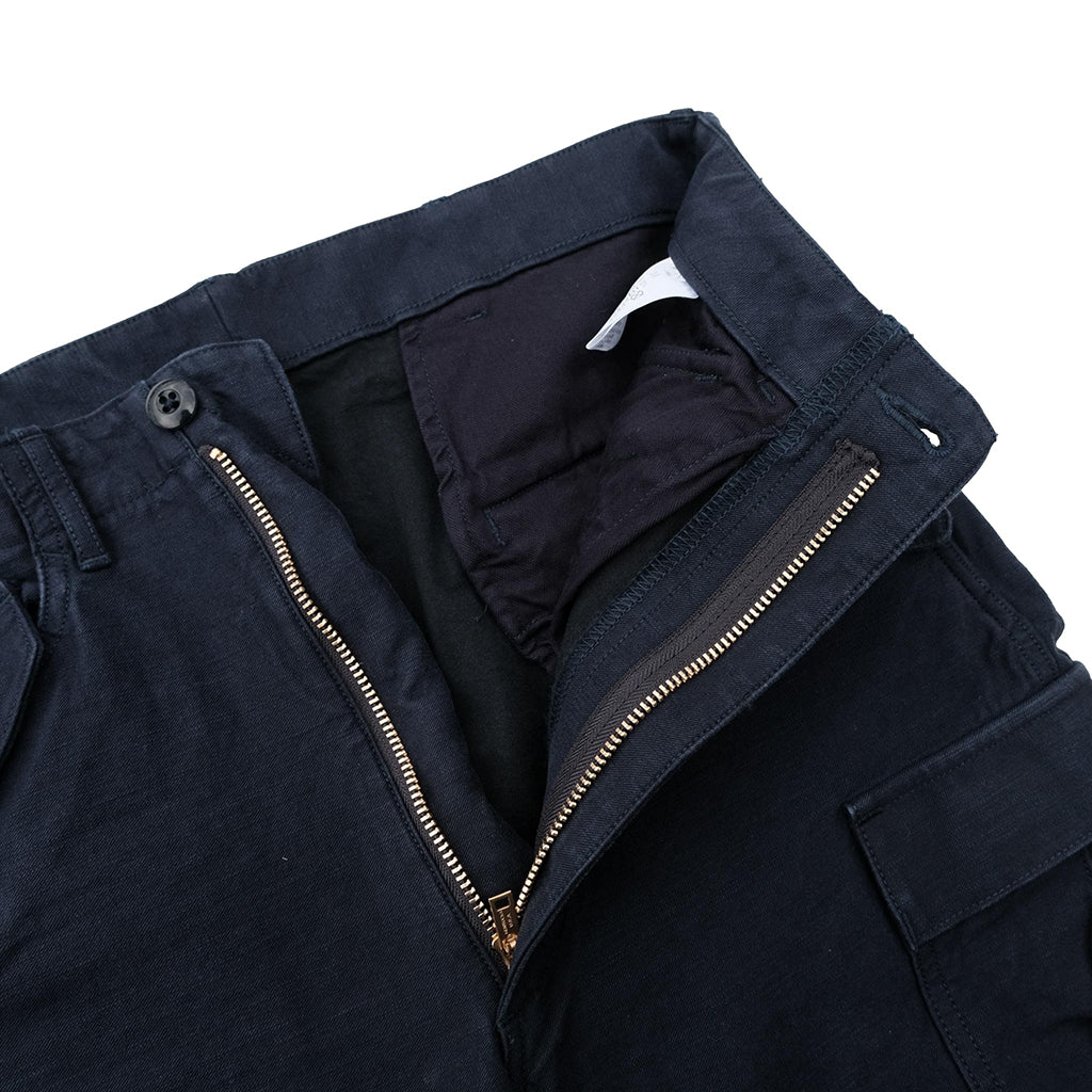 Studio D'Artisan Indigo Dyed M-65 Field Pants