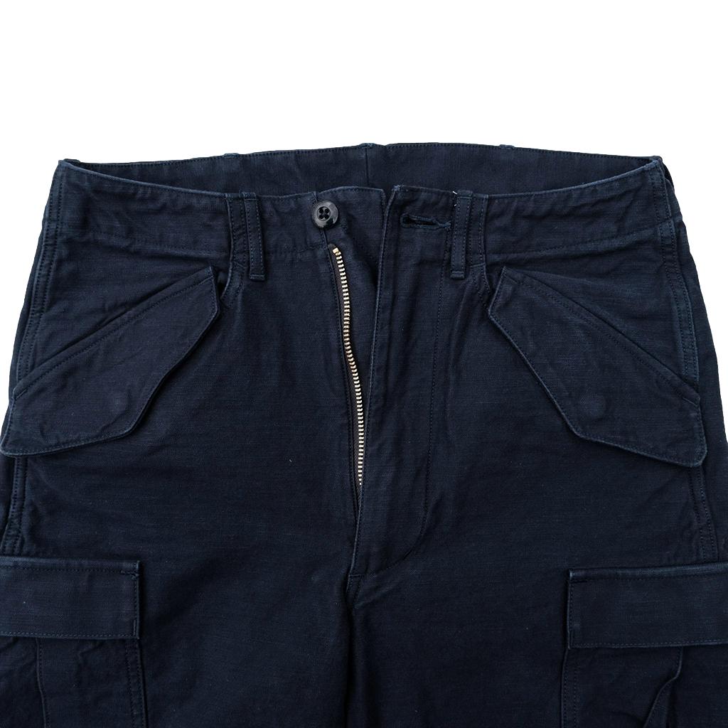 Studio D'Artisan Indigo Dyed M-65 Field Pants - Okayama Denim