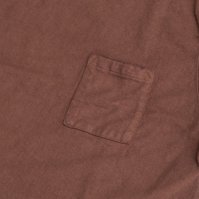 Samurai Jeans SJST-SC03 Organic Cotton Pocket Tee (Chestnut)