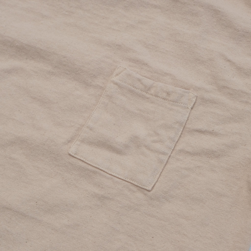 Samurai Jeans SJST-SC03 Organic Cotton Pocket Tee (Light Chestnut)