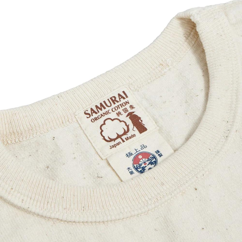 Samurai Jeans SJSLT-SC01 Organic Cotton L/S Tee (Natural)