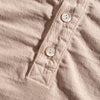 Samurai Jeans SJST-SC02 Organic Cotton Henley (Light Chestnut)