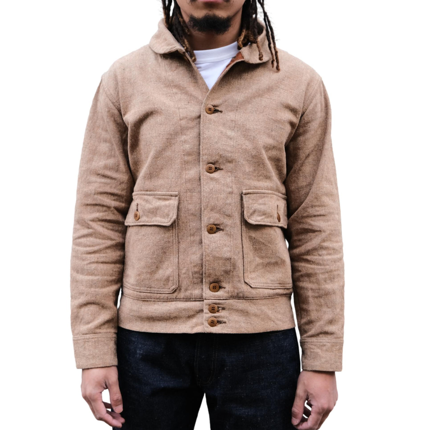 Samurai Jeans S100NAJ25 Plain Flannel A-1 Jacket