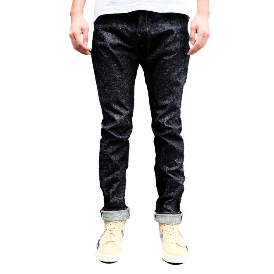 【GRAVER】21FW★ Upper flower smile slim tapered denim MUSINSA | GRAVER UPPER FLOWER SMILE WHITE CLIP SLIM TAPERED