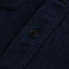 Samurai Jeans SAK24-01 Natural Indigo x Black Sashiko Work Shirt